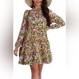 NWT Kor Mei Floral Dress